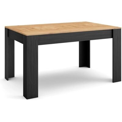 Skraut Home - Moderner Esstisch - 140x90x76cm - Für 6 Personen Skraut Home - Moderner Esstisch - 140x90x76cm - Für 6 Personen
