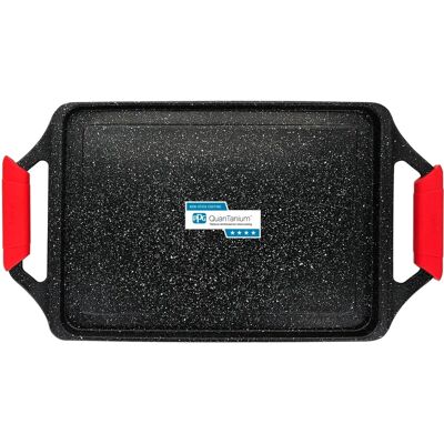 Briebe Plancha de Titanio Negro para Cocina de Inducción - 43x25cm Briebe Plancha de Titanio Negro para Cocina de Inducción - 43x25cm