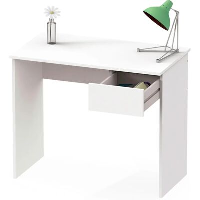 Briebe Nova Schreibtisch - Weiß, 75x90x50cm, 1 Schublade - Büro Briebe Nova Schreibtisch - Weiß, 75x90x50cm, 1 Schublade - Büro