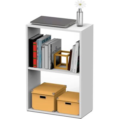 Estantería Nova blanca de briebe 75x50x24,5cm - Estantería Estantería Nova blanca de briebe 75x50x24,5cm - Estantería