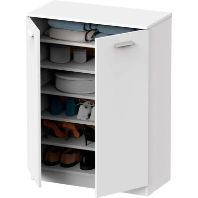 Armario Nova de Briebe - 2 Puertas, 5 Estantes - 101x74x36cm Armario Nova de Briebe - 2 Puertas, 5 Estantes - 101x74x36cm