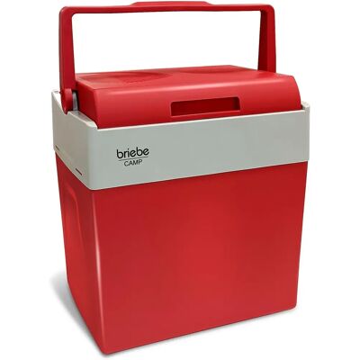 Briebe CF1153RED Nevera Portátil - 28L, 12V/220V, Dual Briebe CF1153RED Nevera Portátil - 28L, 12V/220V, Dual