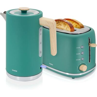 Conjunto Nordic da Briebe - Torradeira larga e Chaleira 1,7L Conjunto Nordic da Briebe - Torradeira larga e Chaleira 1,7L