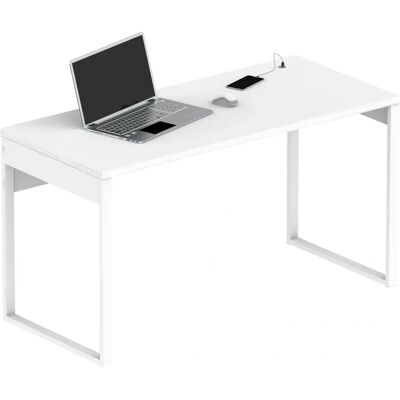 Escritorio Smuk de Briebe - 76x135x60cm Blanco Industrial Escritorio Smuk de Briebe - 76x135x60cm Blanco Industrial