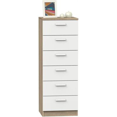 Briebe Nova Cajonera - 6 Cajones, 110x40x40 cm Briebe Nova Cajonera - 6 Cajones, 110x40x40 cm