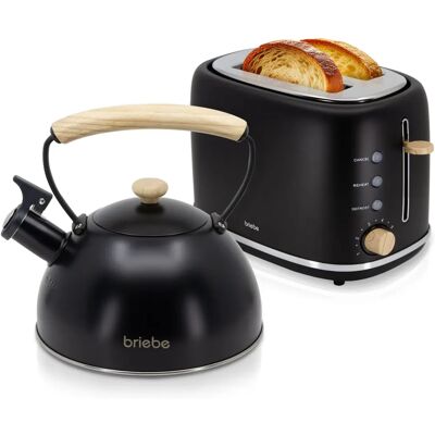 Briebe SKT1177BLK Kleines Küchengeräteset - Kleines Küchengeräteset Briebe SKT1177BLK Kleines Küchengeräteset - Kleines Küchengeräteset