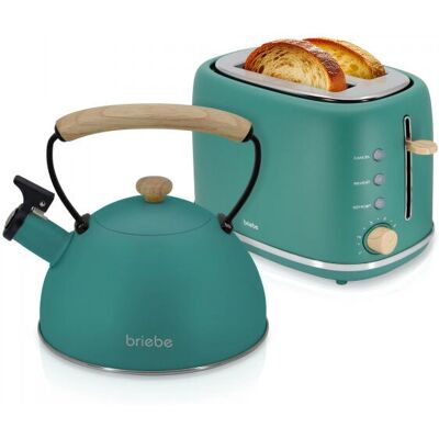 Ensemble de Cuisine Scandinave Briebe SKT1177GRE - Acier Inoxydable - Publicité Ensemble de Cuisine Scandinave Briebe SKT1177GRE - Acier Inoxydable - Publicité
