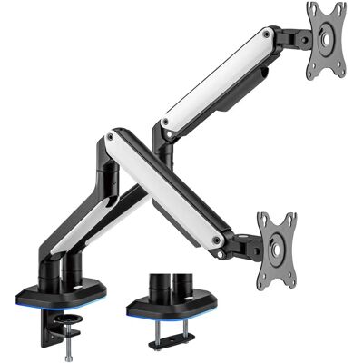 Suporte de Monitor Aisens - Suporta 17-32 polegadas, Preto/Branco Suporte de Monitor Aisens - Suporta 17-32 polegadas, Preto/Branco
