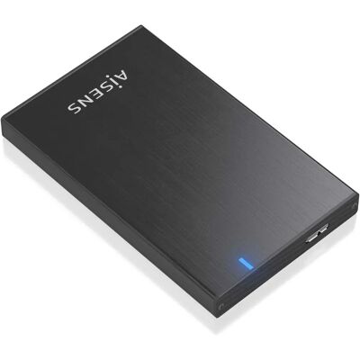 AISENS ASE-2527B Gabinete externo para disco rígido - USB 3.0 - Preto AISENS ASE-2527B Gabinete externo para disco rígido - USB 3.0 - Preto