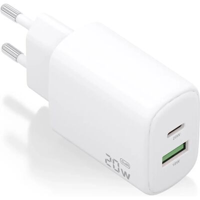 Aisens A110-0909 Weiß 20 W Universalladegerät Aisens A110-0909 Weiß 20 W Universalladegerät