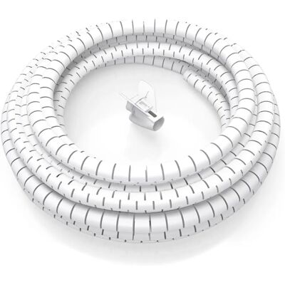 AISENS - A151-0919 - Blanco - 25mm - Organizador de cables AISENS - A151-0919 - Blanco - 25mm - Organizador de cables