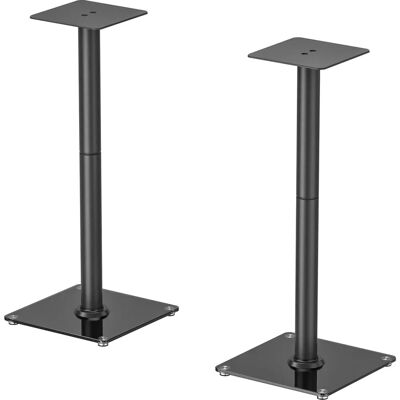Aisens SPK11U-433 Boden Lautsprecherhalter - Stahl & Glas - 25kg Support Aisens SPK11U-433 Boden Lautsprecherhalter - Stahl & Glas - 25kg Support
