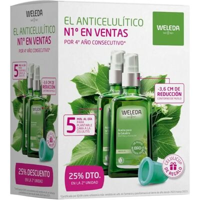 Pack Doble de Aceite de Abedul Weleda - Aceite Anticelulítico para Mujeres Pack Doble de Aceite de Abedul Weleda - Aceite Anticelulítico para Mujeres