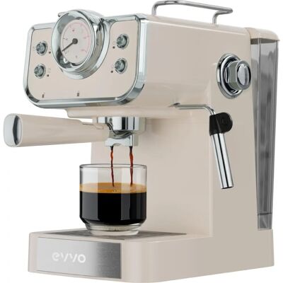 Machine à Espresso EVVO Intensa Retro - Publicité Machine à Espresso EVVO Intensa Retro - Publicité