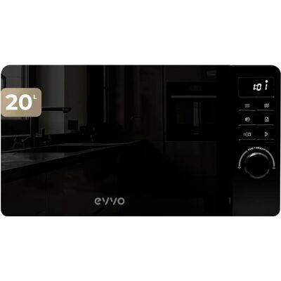 EVVO M20B - 700W, 20L, Numérique, Grill - Micro-ondes - Publicité EVVO M20B - 700W, 20L, Numérique, Grill - Micro-ondes - Publicité