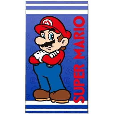 Nintendo Super Mario Bros bawełniany ręcznik plażowy - Ręcznik plażowy Nintendo Super Mario Bros bawełniany ręcznik plażowy - Ręcznik plażowy