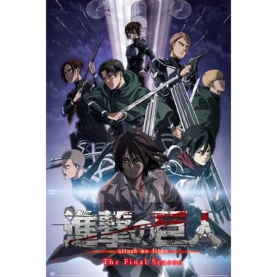 Poster Attack on Titan Erik De laatste seizoen 91,5x61 cm Poster Attack on Titan Erik De laatste seizoen 91,5x61 cm