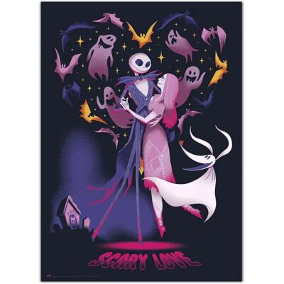 Grupo Erik 50x70cm Fosforescerande väggdekoration - Nightmare Before Christmas Grupo Erik 50x70cm Fosforescerande väggdekoration - Nightmare Before Christmas