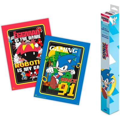 ERIK EDITORES Sonic Mini Posters Set - Posters ERIK EDITORES Sonic Mini Posters Set - Posters