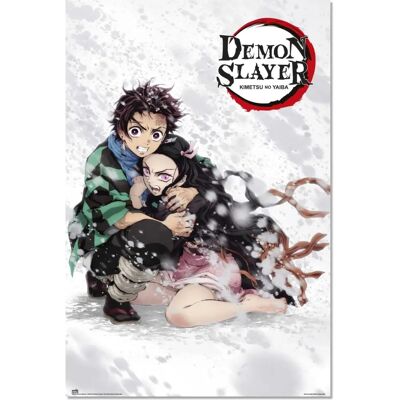 Affiche Demon Slayer Tanjiro & Nezuko - Décoration Murale Affiche Demon Slayer Tanjiro & Nezuko - Décoration Murale