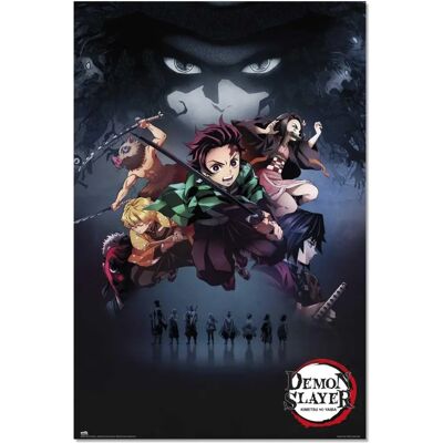 Grupo Erik Demon Slayer Affisch - 61x91,5cm - Affisch Grupo Erik Demon Slayer Affisch - 61x91,5cm - Affisch