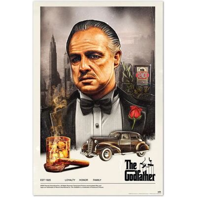 Grupo Erik The Godfather Juliste - 61x91,5cm - Elokuvajuliste Grupo Erik The Godfather Juliste - 61x91,5cm - Elokuvajuliste