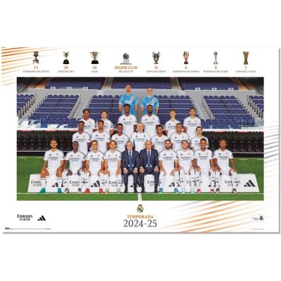REAL MADRID 2024/2025 LAGET Affisch - Väggkonst REAL MADRID 2024/2025 LAGET Affisch - Väggkonst