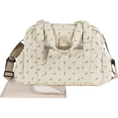 Sac à langer Walking Mum 1120800294 - Sac à épaule, Beige, Vert coton - Publicité Sac à langer Walking Mum 1120800294 - Sac à épaule, Beige, Vert coton - Publicité