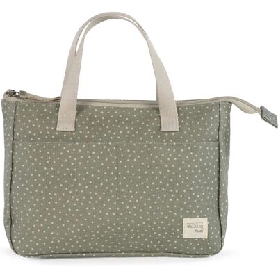 Walking Mum Modèle 1120800334 Sac à Dos de Change - Sac à Main, Vert, Coton, Polyester - Publicité Walking Mum Modèle 1120800334 Sac à Dos de Change - Sac à Main, Vert, Coton, Polyester - Publicité