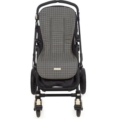Pasito a Pasito 1120900396 Cubierta para asiento de cochecito - Algodón Gris Pasito a Pasito 1120900396 Cubierta para asiento de cochecito - Algodón Gris