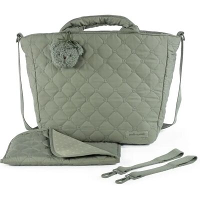 Bolso de Pañales Paddington Verde Pasito a Pasito - Bolso de bebé Bolso de Pañales Paddington Verde Pasito a Pasito - Bolso de bebé