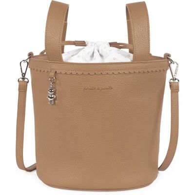 Pasito a Pasito Sac à Langer pour Bébé - Cuir Écologique, Camel Pasito a Pasito Sac à Langer pour Bébé - Cuir Écologique, Camel