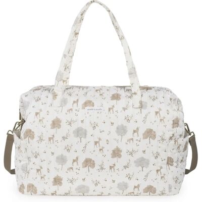 Pasito a Pasito 1120900468 Bolsa de fraldas - XL Nara, Algodão, Branco Pasito a Pasito 1120900468 Bolsa de fraldas - XL Nara, Algodão, Branco