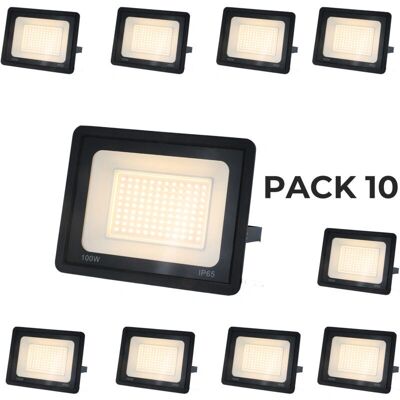 Alpinaluz 100W Proyector LED - IP65 Impermeable, Luz Cálida, 120° Ángulo Alpinaluz 100W Proyector LED - IP65 Impermeable, Luz Cálida, 120° Ángulo