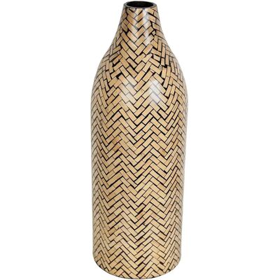 Fijalo Bambus Blumenvasen - 20x20x57cm - Kein Befestigungssystem Fijalo Bambus Blumenvasen - 20x20x57cm - Kein Befestigungssystem