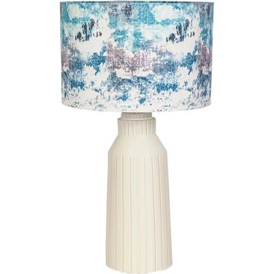 Fijalo - Ceramiczna biała lampa E27 33x33x60cm - Nieodzowna w każdym domu Fijalo - Ceramiczna biała lampa E27 33x33x60cm - Nieodzowna w każdym domu