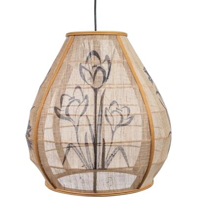 FIJALO Bamboe/Jute Hanglamp - Verlichting FIJALO Bamboe/Jute Hanglamp - Verlichting