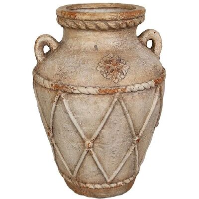 Fijalo Resin Handle Jar - 35x35x44 cm - Not essential for all homes Fijalo Resin Handle Jar - 35x35x44 cm - Not essential for all homes