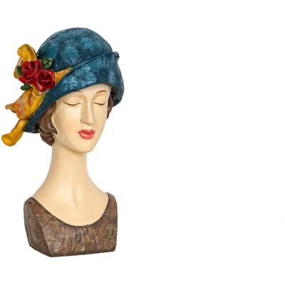 Fijalo Busto Resina Lady Elegant - 19x16x35 cm Dekoracja Domu Fijalo Busto Resina Lady Elegant - 19x16x35 cm Dekoracja Domu