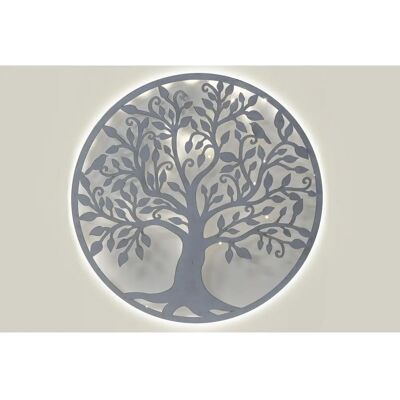 FIJALO - Arbol Blanco - 99X2X99 - Metal - LED sztuka ścienna FIJALO - Arbol Blanco - 99X2X99 - Metal - LED sztuka ścienna