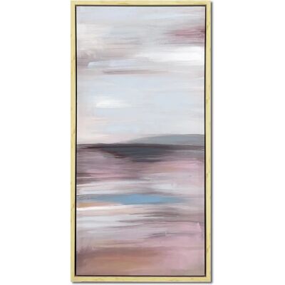 Fijalo - Abstract canvas schilderij 50x4x100 cm - Wanddecoratie Fijalo - Abstract canvas schilderij 50x4x100 cm - Wanddecoratie