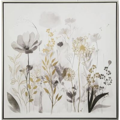 Fijalo - Blumen Canvas Rahmen - 83x5x83 cm - Bilderrahmen Fijalo - Blumen Canvas Rahmen - 83x5x83 cm - Bilderrahmen