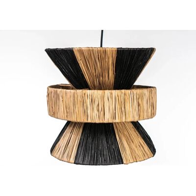 Fijalo Fijalo Naturalna Raffia Czarna Lampa - Lampa Fijalo Fijalo Naturalna Raffia Czarna Lampa - Lampa