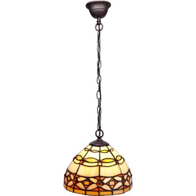Fijalo - Lampe de table Tiffany - Bleue - 20cm - Publicité Fijalo - Lampe de table Tiffany - Bleue - 20cm - Publicité