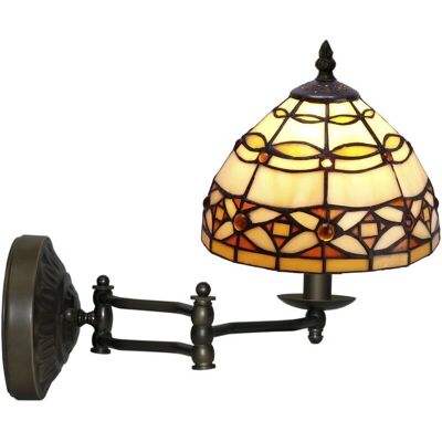 Fijalo Suspension de plafond Tiffany 20cm - Lampe suspendue - Publicité Fijalo Suspension de plafond Tiffany 20cm - Lampe suspendue - Publicité