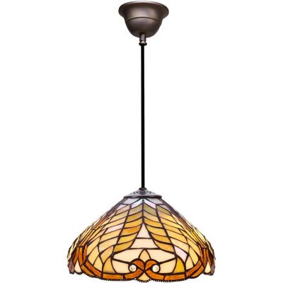 Fijalo Reine D-30cm Lampe de Plafond Tiffany - Décoration Intérieure - Publicité Fijalo Reine D-30cm Lampe de Plafond Tiffany - Décoration Intérieure - Publicité