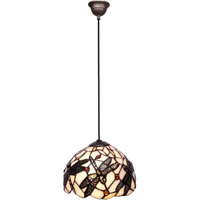 FIJALO Suspension Tiffany Pedrera D-30cm - Ceiling Light - Publicité FIJALO Suspension Tiffany Pedrera D-30cm - Ceiling Light - Publicité