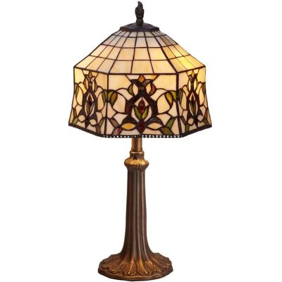 Fijalo Plafonnier Tiffany - Diamètre 40cm - Série Marfíl - Publicité Fijalo Plafonnier Tiffany - Diamètre 40cm - Série Marfíl - Publicité