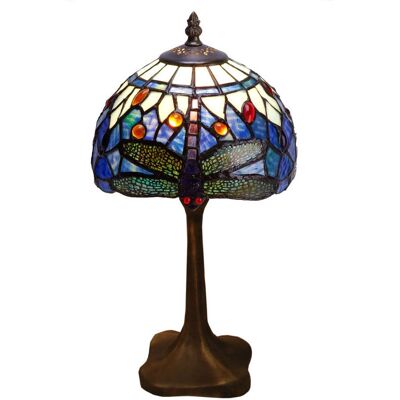 Lampe de Table Tiffany Fijalo - Ivoire, Bleu, 40cm - Éclairage Intérieur - Publicité Lampe de Table Tiffany Fijalo - Ivoire, Bleu, 40cm - Éclairage Intérieur - Publicité