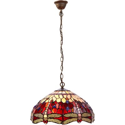 Fijalo - Lámpara de mesa Tiffany Marfil 20cm Luz directa Hogar Fijalo - Lámpara de mesa Tiffany Marfil 20cm Luz directa Hogar
